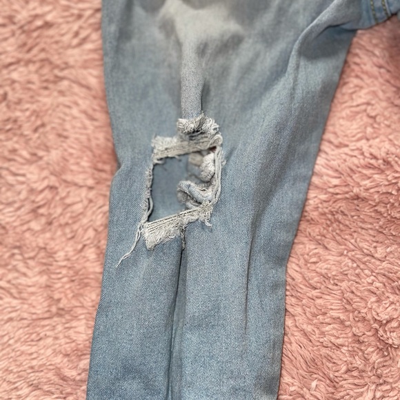 SHEIN High Waist Ripped Skinny Jeans - Picture 4 of 7